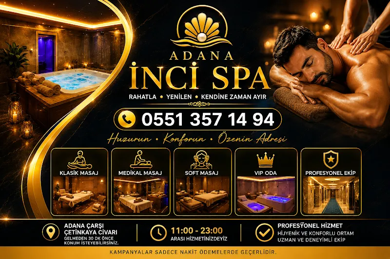 Adana İnci spa masaj salonu — fotoğraf 1